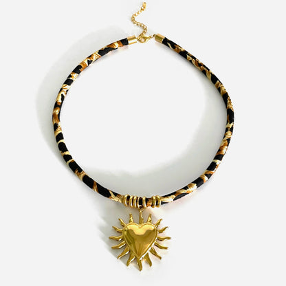 Veradine Leopard Charm Necklace