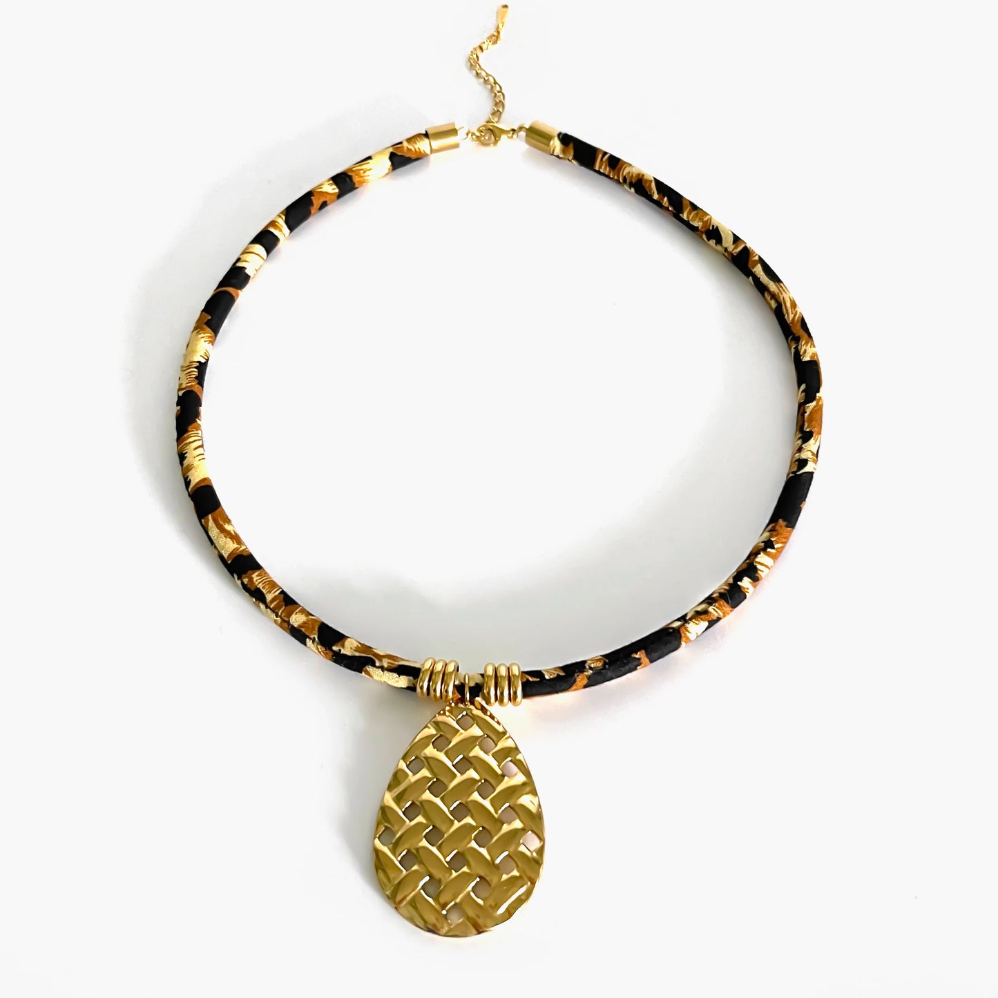 Veradine Leopard Charm Necklace