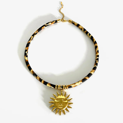 Veradine Leopard Charm Necklace