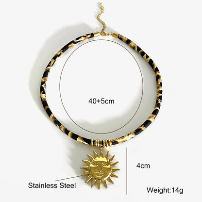 Veradine Leopard Charm Necklace